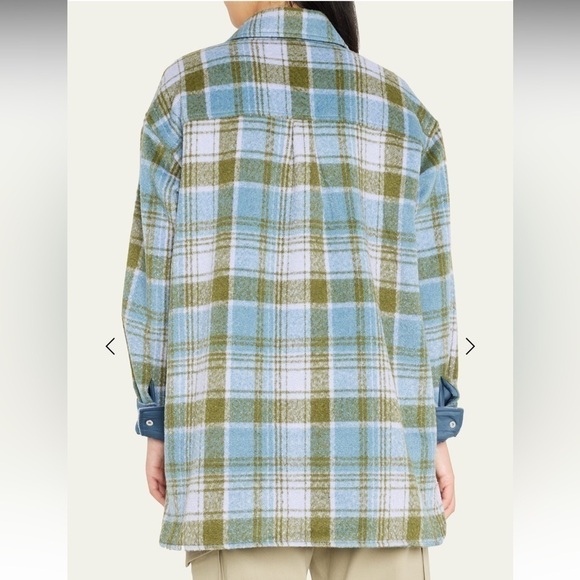 Monrow Plaid Flannel Jacket - Picture 5 of 9